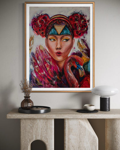 A Song in Pink and Gold - Fine Art Print