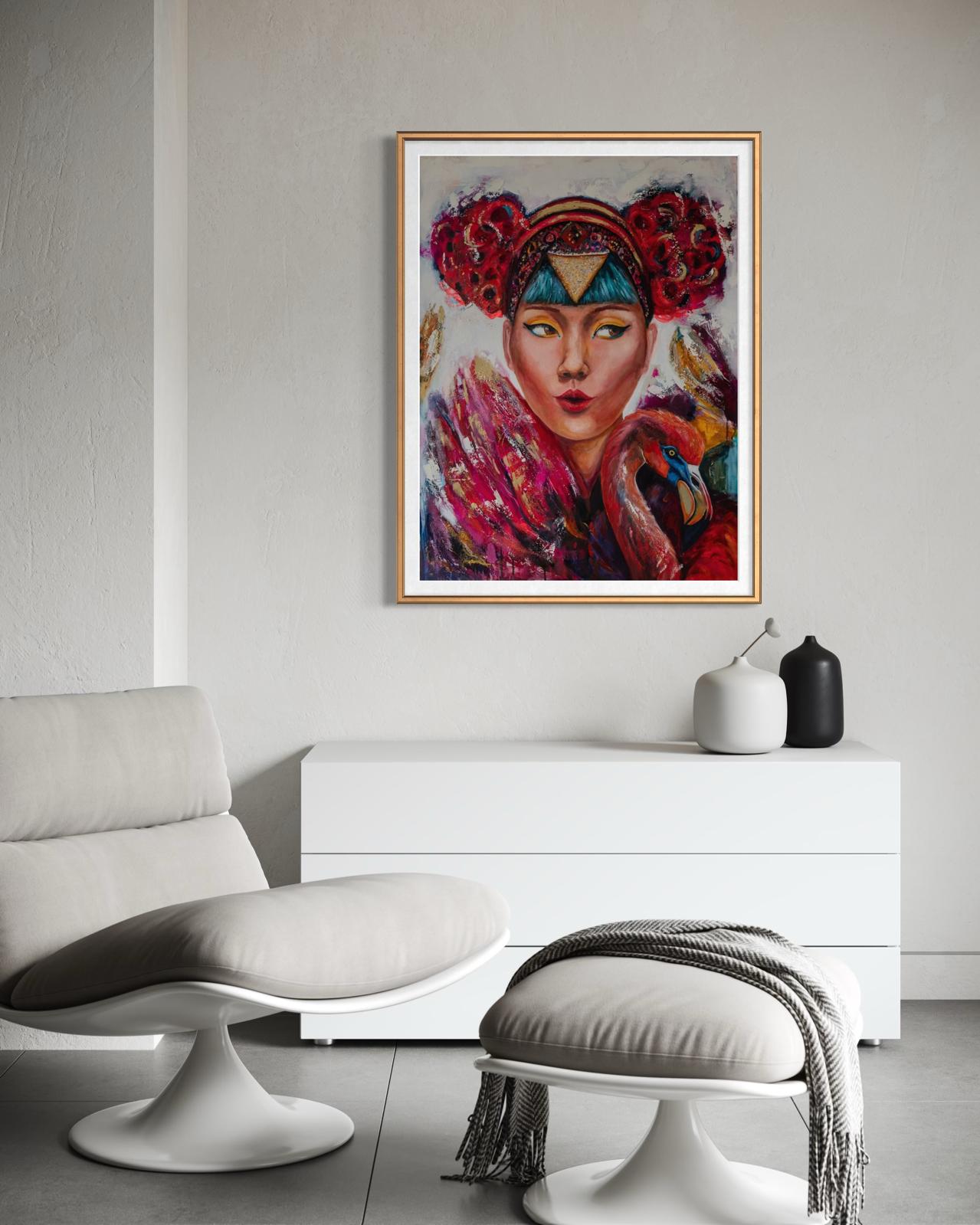 A Song in Pink and Gold - Fine Art Print