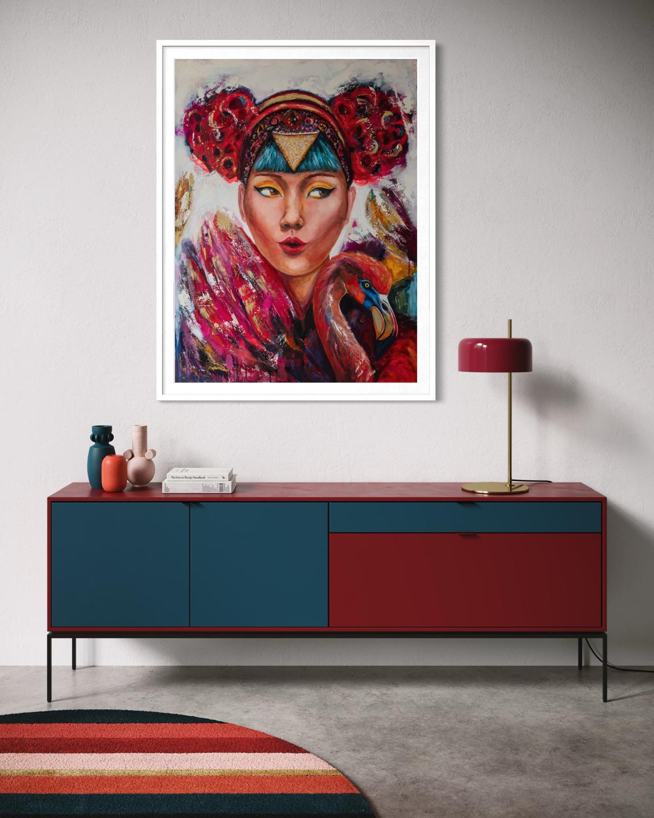 A Song in Pink and Gold - Fine Art Print