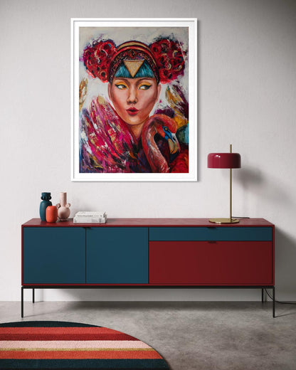 A Song in Pink and Gold - Fine Art Print