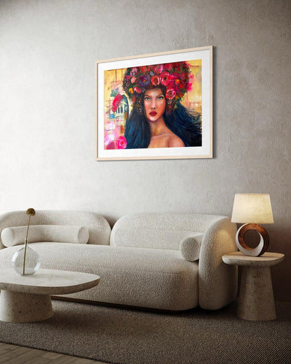 She Wears the Seasons - Fine Art Print
