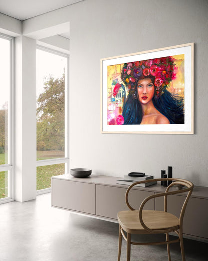 She Wears the Seasons - Fine Art Print