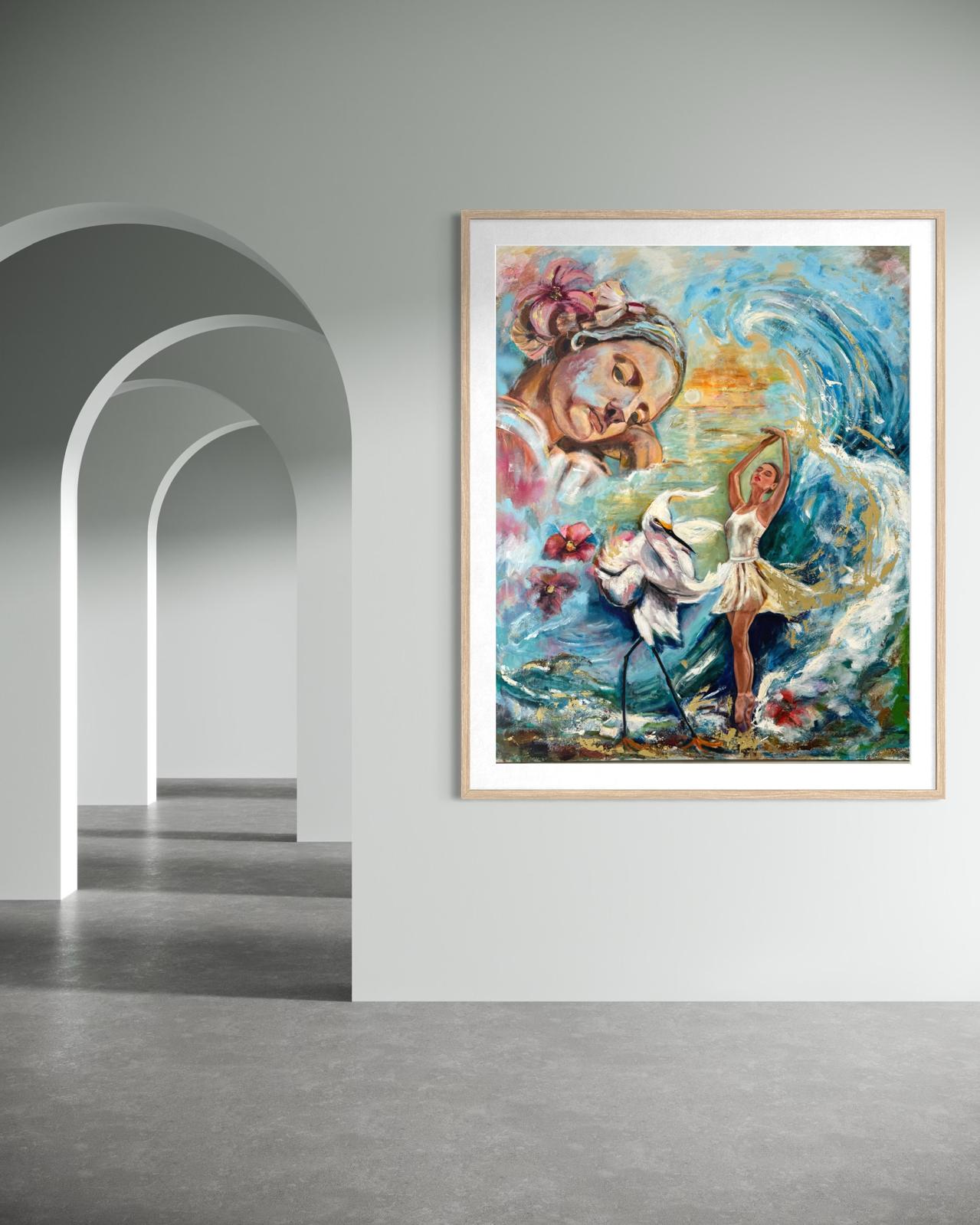 The Dream of the Statue - Fine Art Print