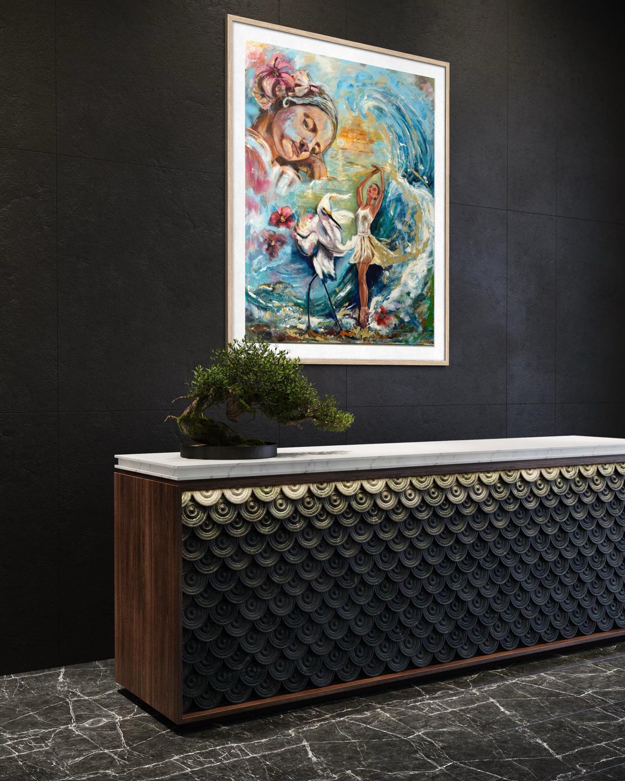 The Dream of the Statue - Fine Art Print