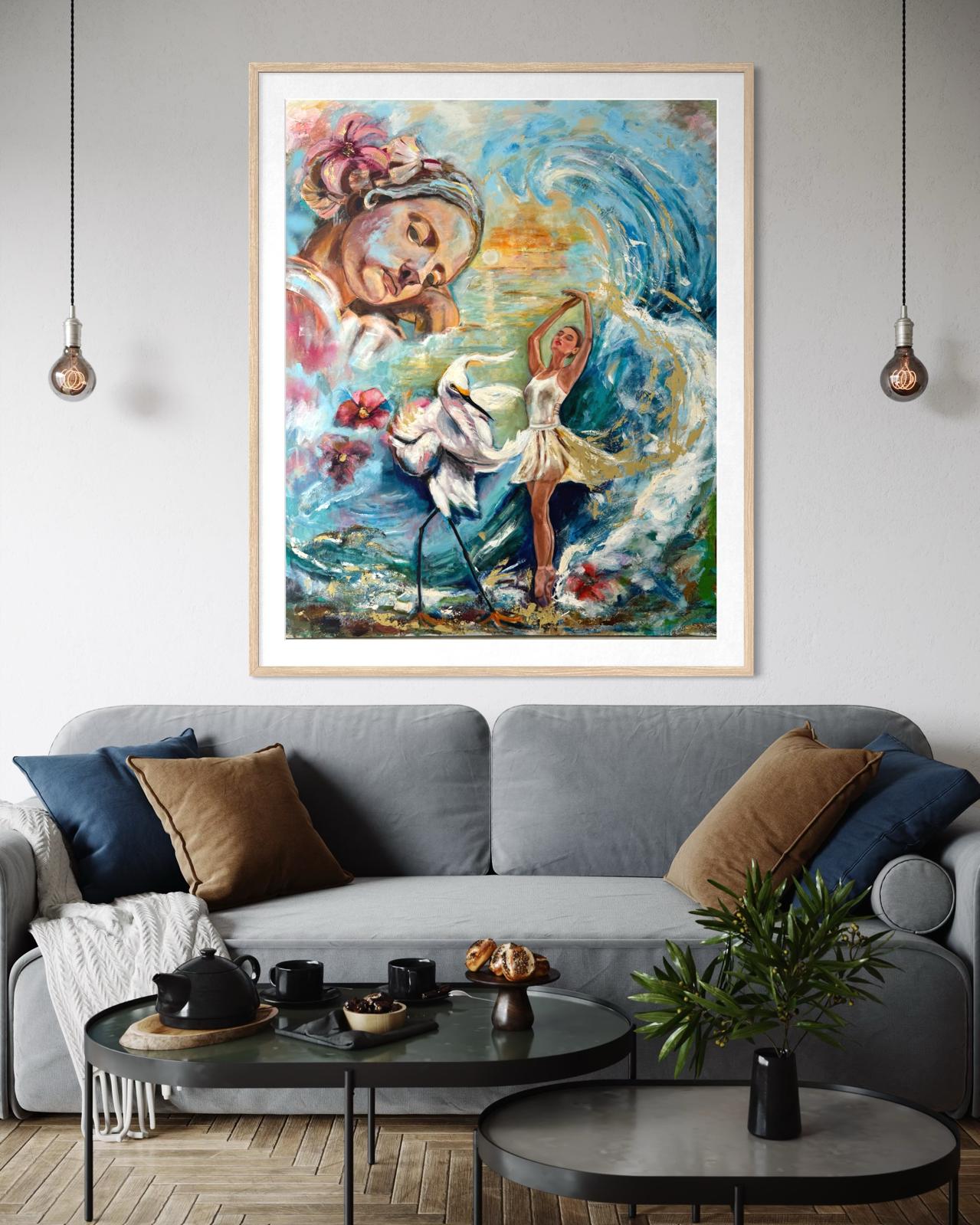 The Dream of the Statue - Fine Art Print