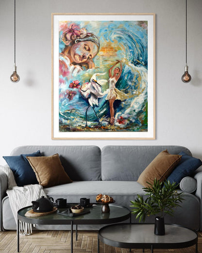 The Dream of the Statue - Fine Art Print