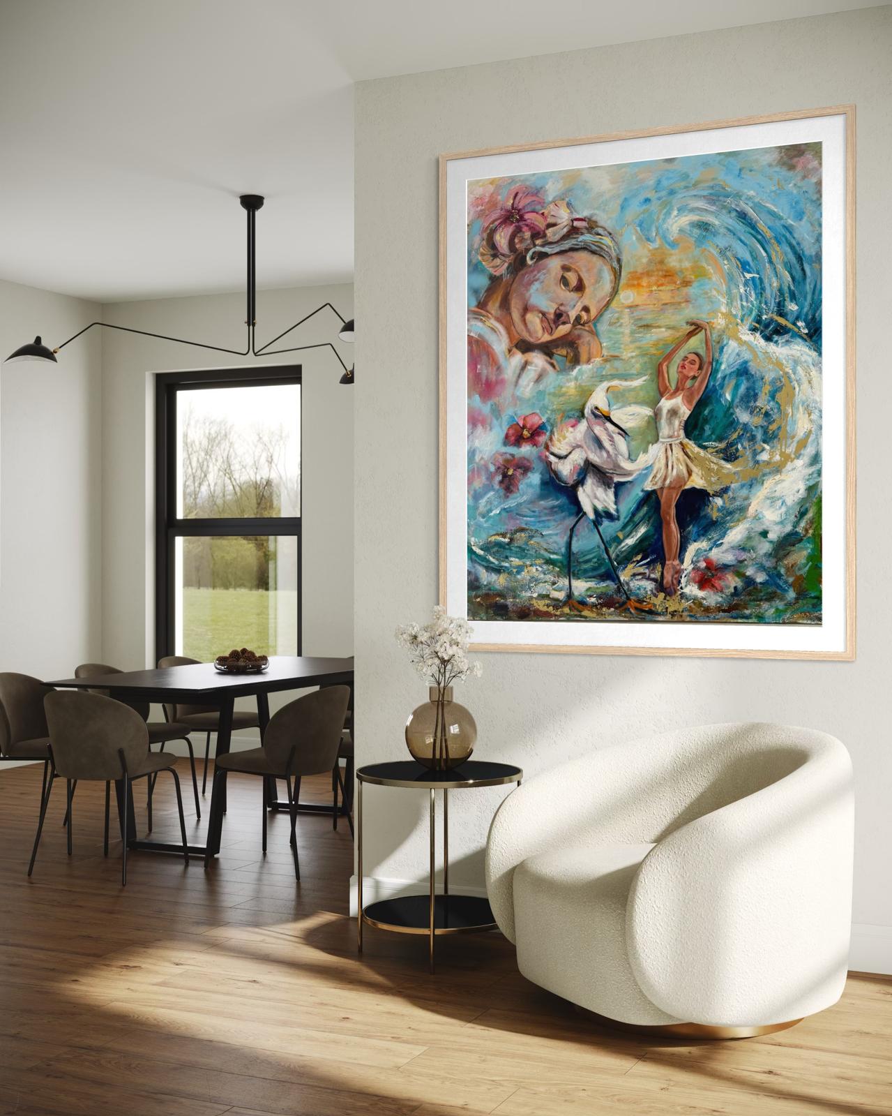 The Dream of the Statue - Fine Art Print