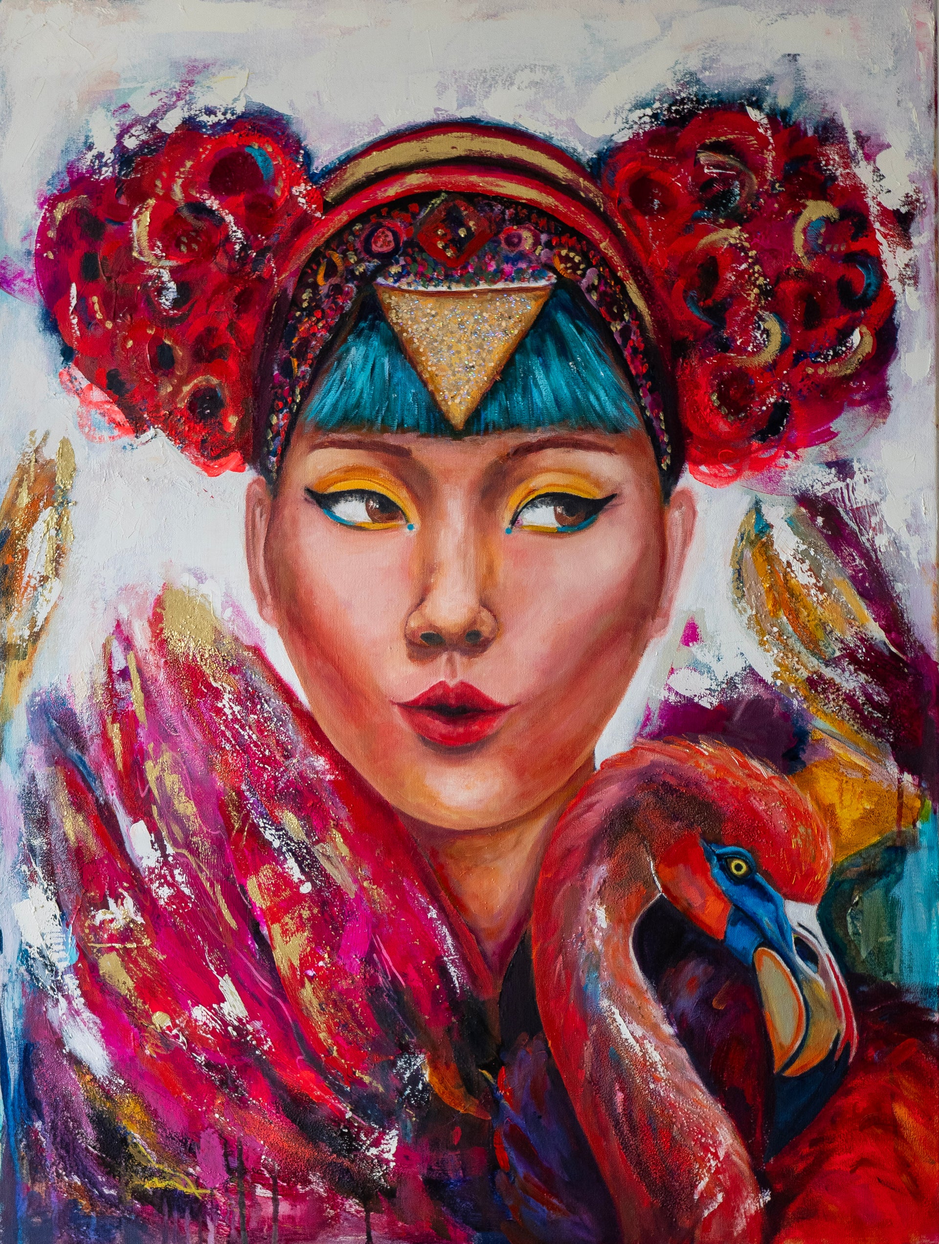 A Song in Pink and Gold - Fine Art Print