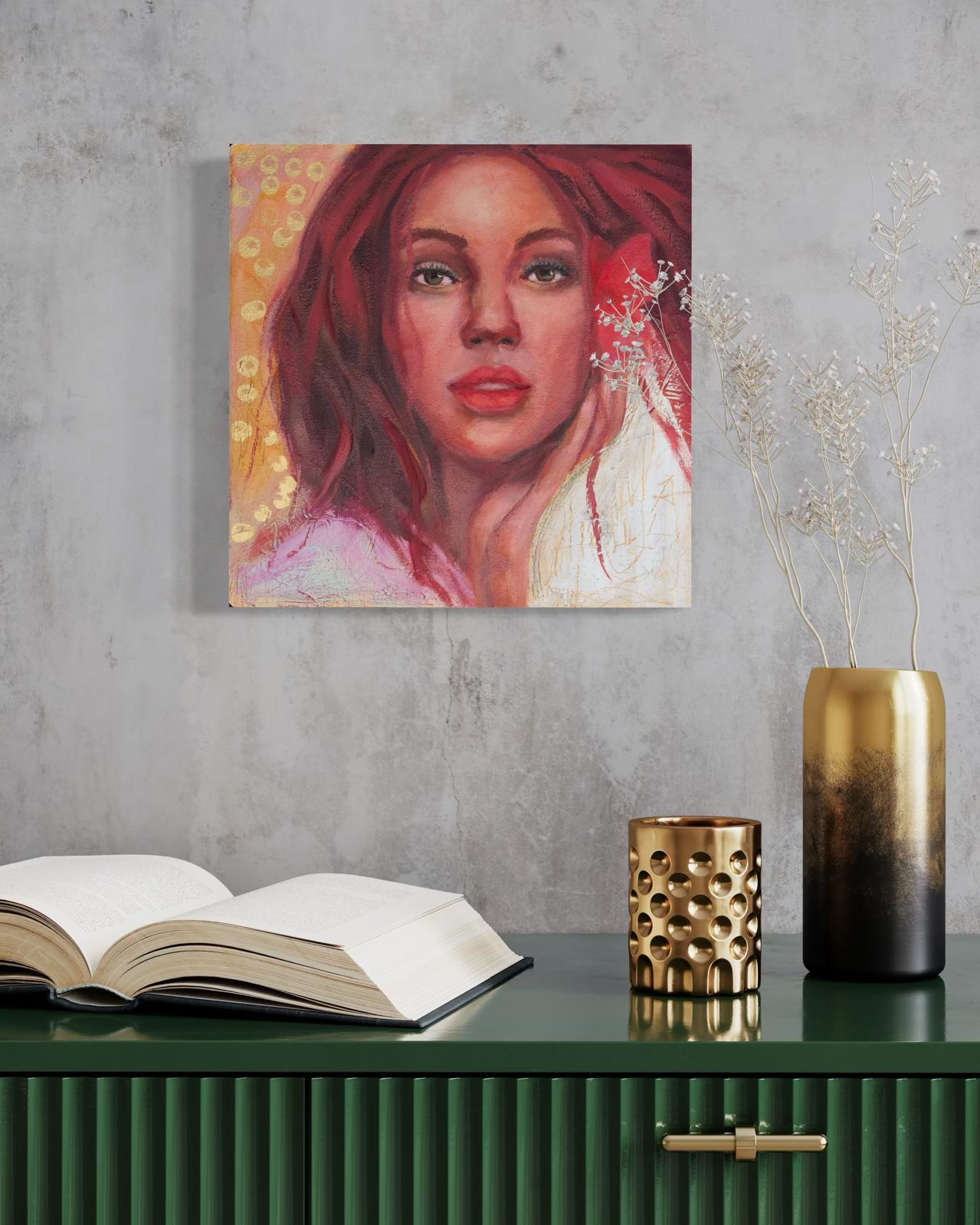 Rosa – Original Oil Painting - Aranka Fazekas Art