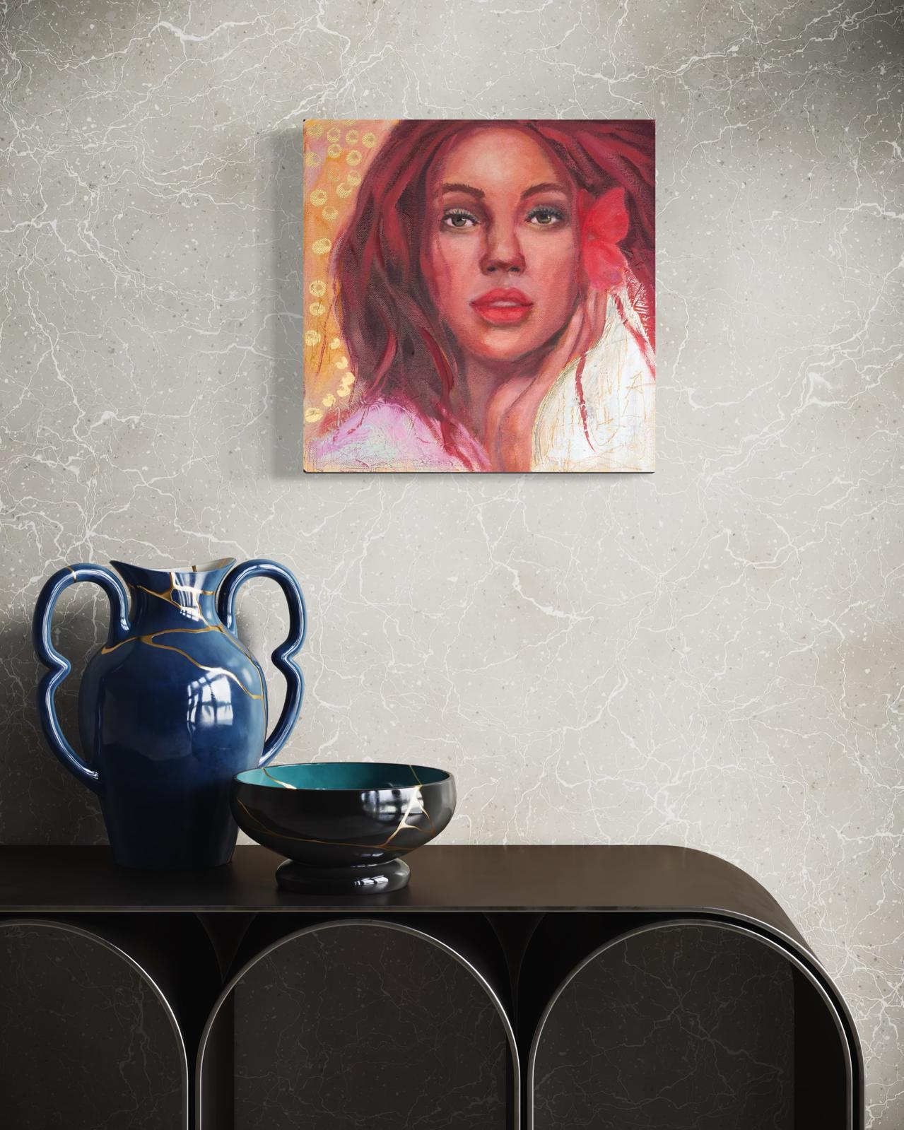 Rosa – Original Oil Painting - Aranka Fazekas Art
