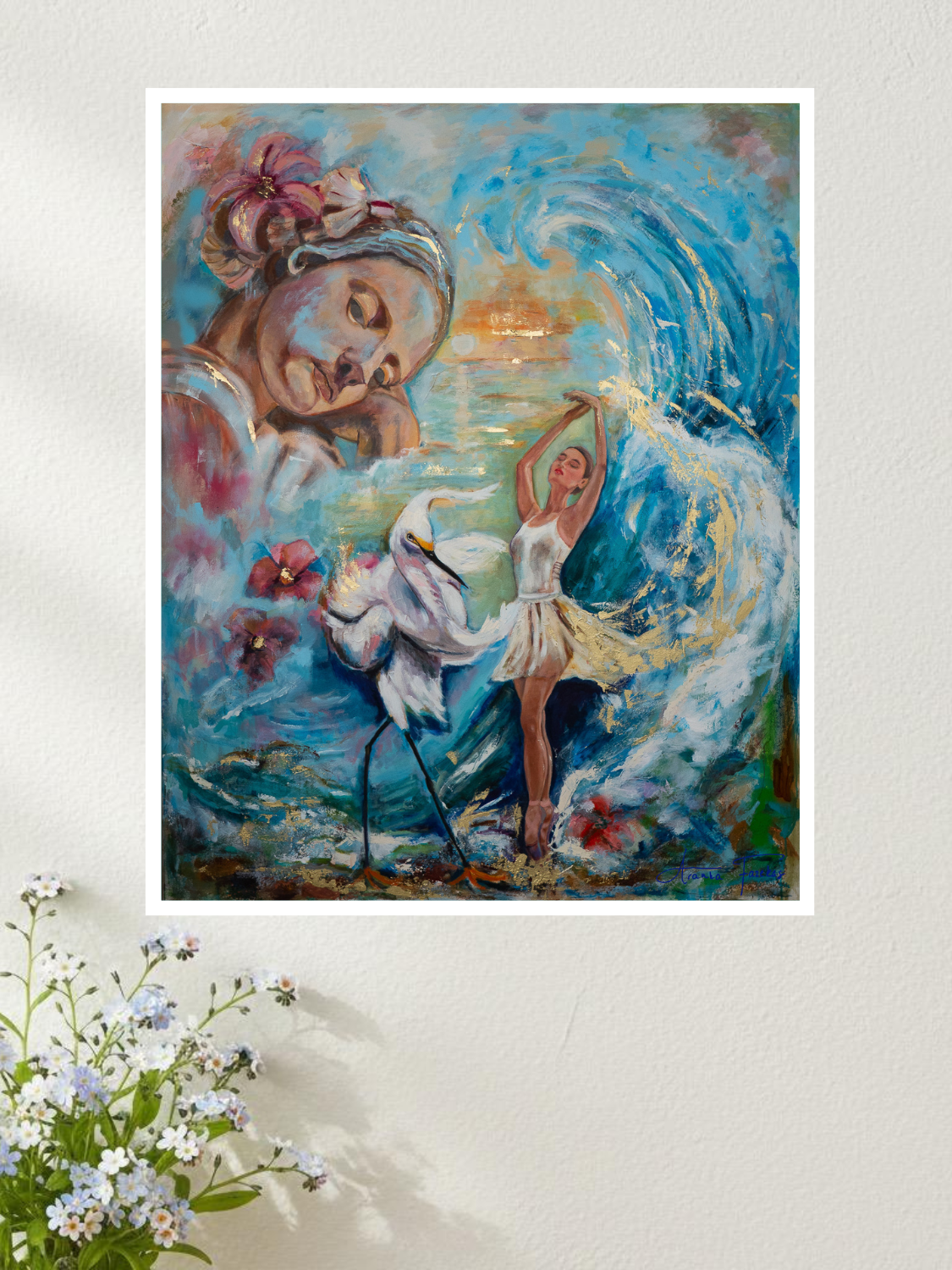 The Dream of the Statue - Fine Art Print