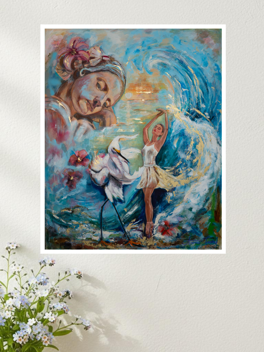 The Dream of the Statue - Fine Art Print