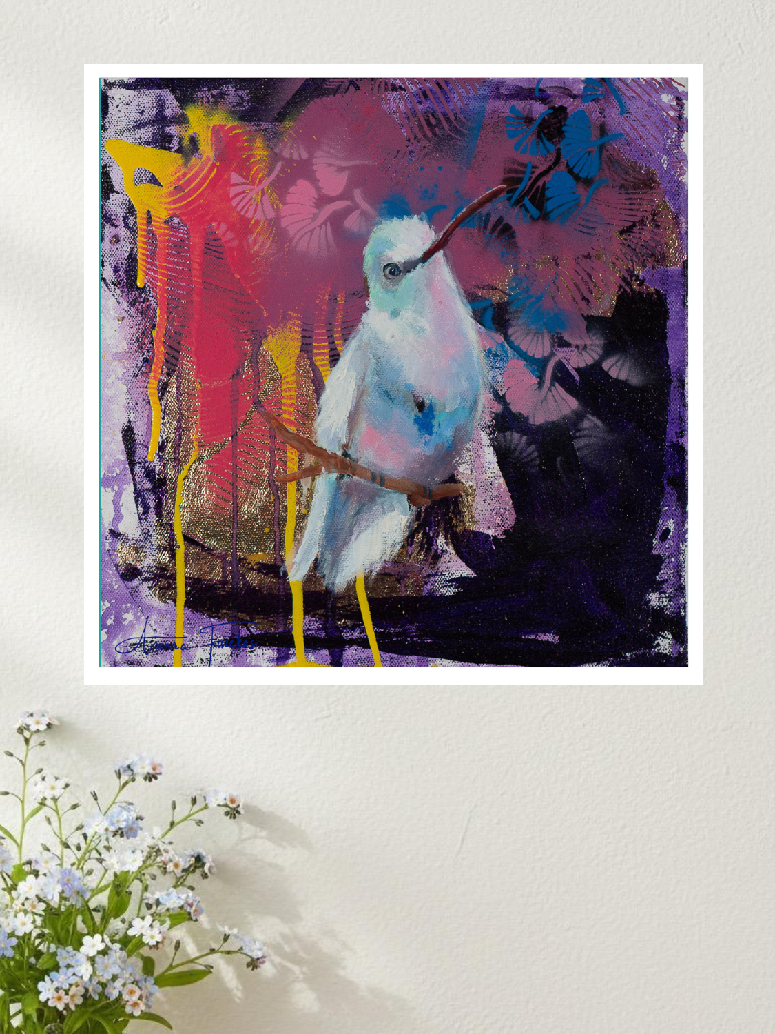 A Garden at Midnight - Fine Art Print